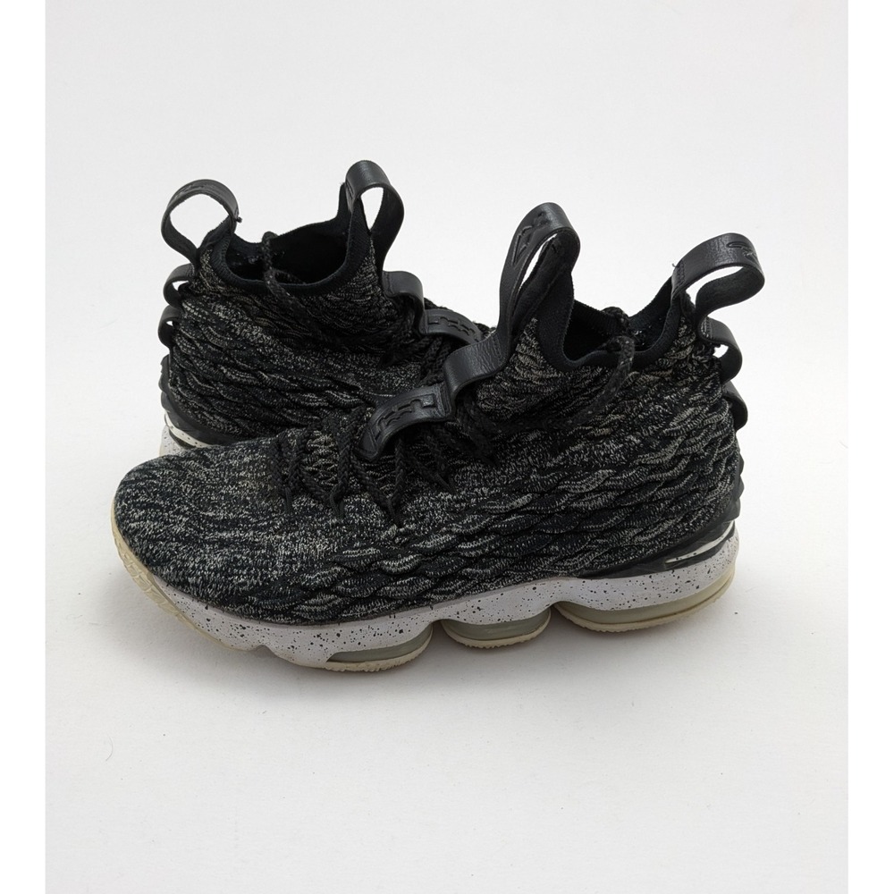 Mens Nike LeBron 15‎ Ashes 2017 Black Gray Basketball Shoes 897648-002 Size 9